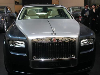 Rolls-Royce Ghost appears at Shanghai show